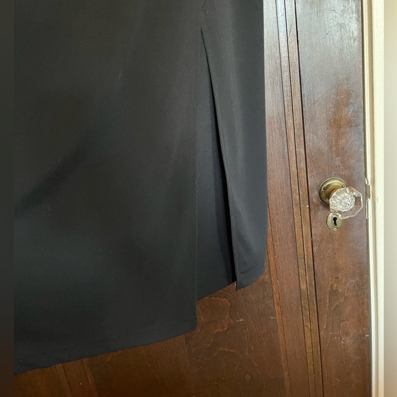 COPY - Vintage Black Maxi Skirt with Slit - Picture 3 of 4